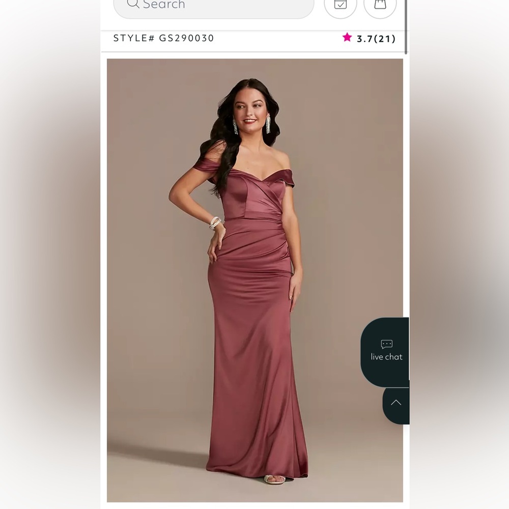 Signature Off-shoulder Bridesmaid Gown